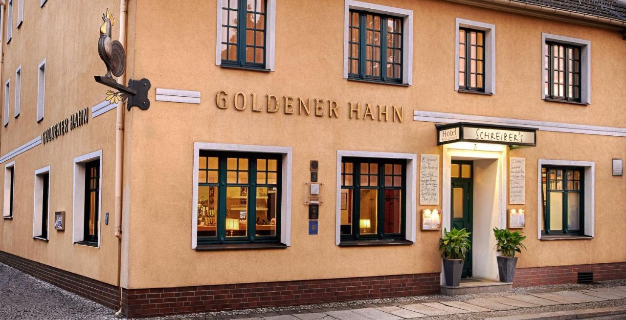 ホテル Gasthof Goldener Hahn フィンスターヴァルデ エクステリア 写真